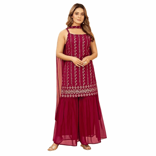 TILKI Women's Kurti Sharara