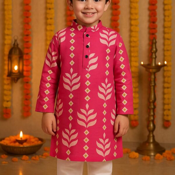 Boys Cotton Kurta Set
